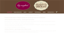 Desktop Screenshot of felicityschocolate.com